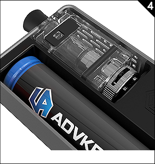 Advken Artha Pod Mod fill E-liquid step 4