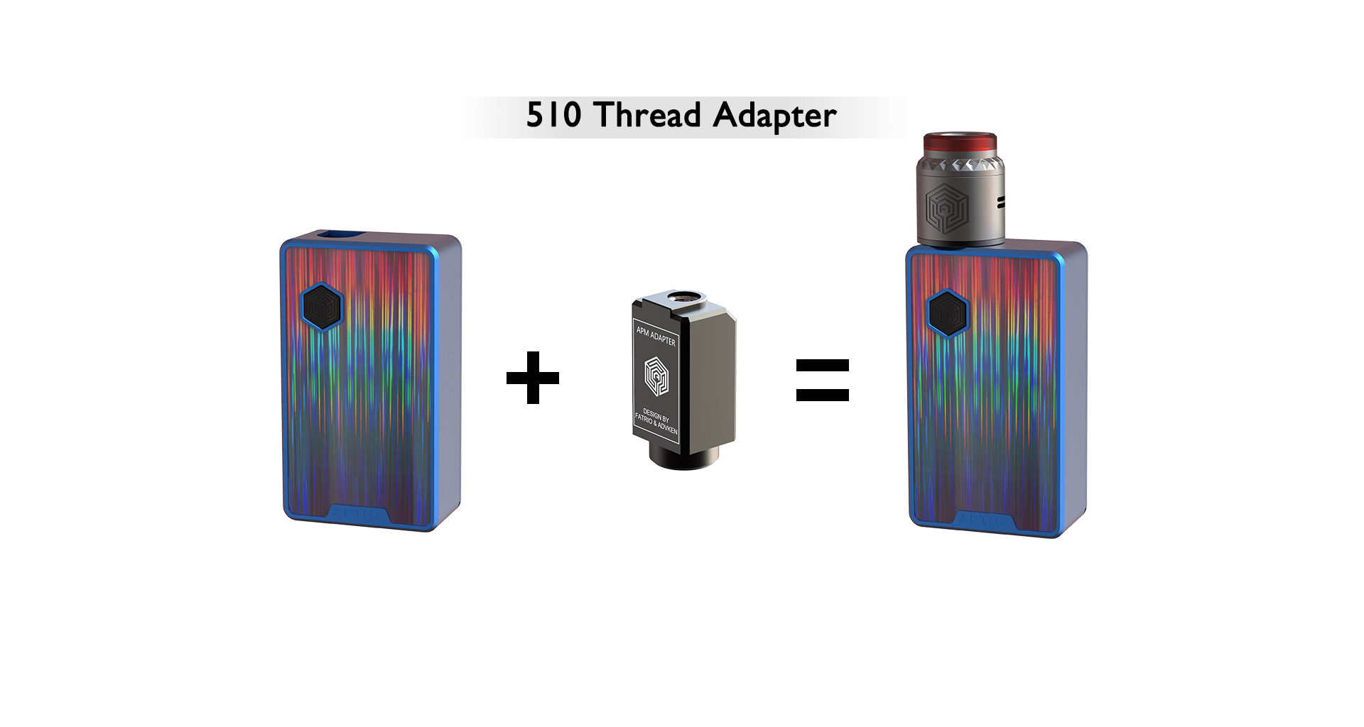 Advken Artha Pod Mod 510 Thread Adapter 