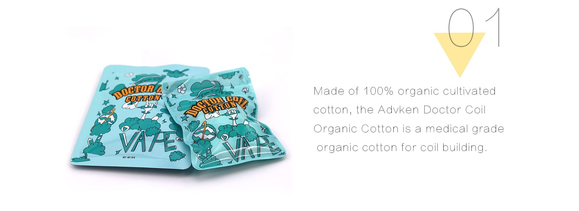 Advken 100% organically cultivated Cotton