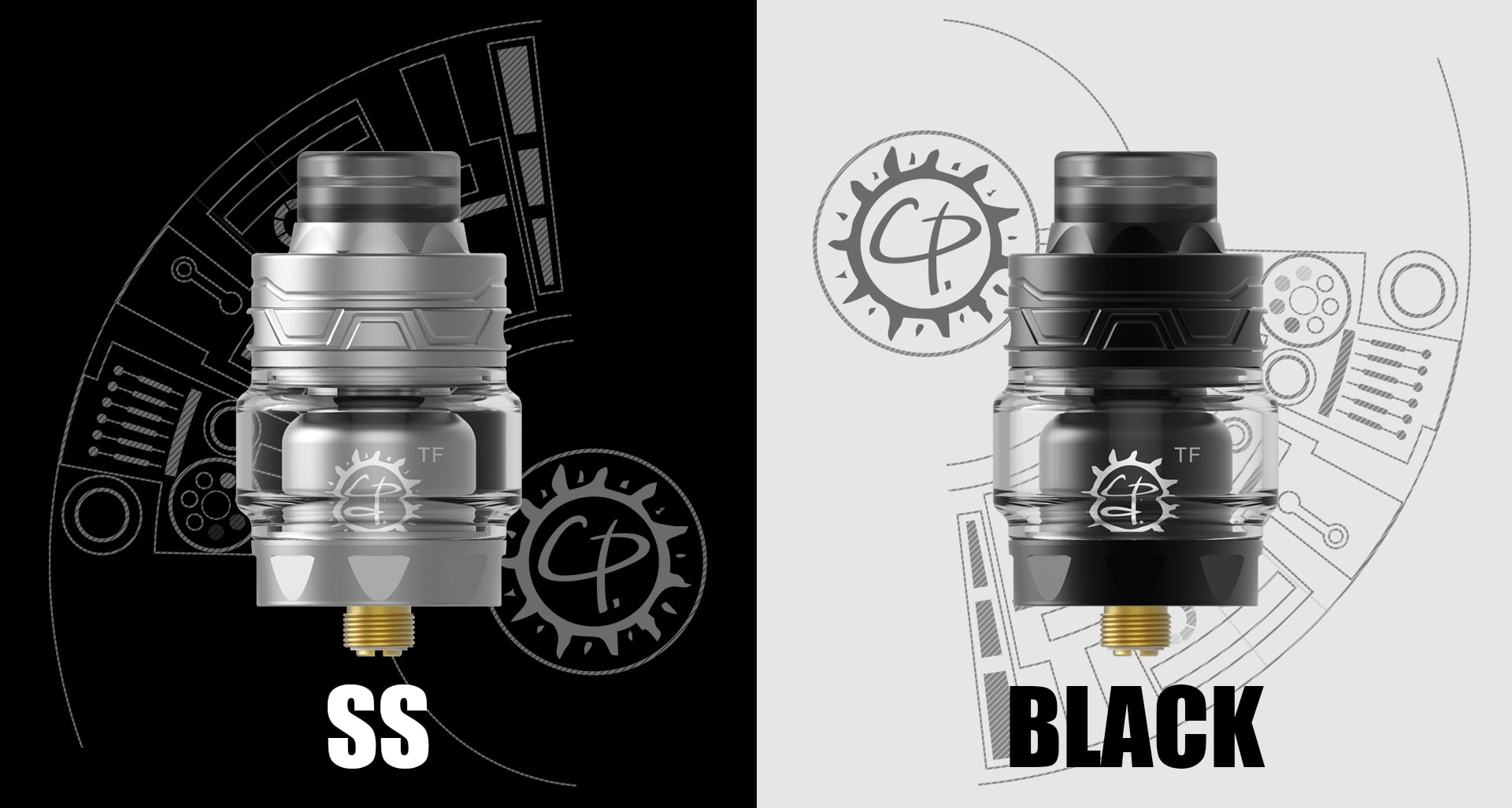 Advken CP TF RTA SS and black color