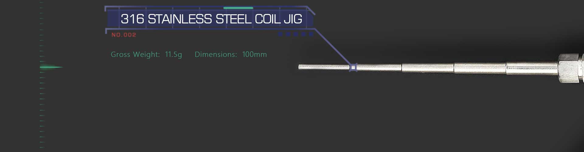 Advken Doctor Coil Tool Kit 316 Stainless Steel Coil Jig