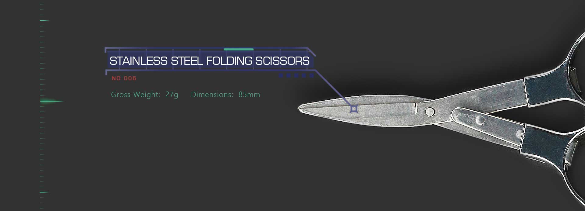 Advken Doctor Coil Tool Kit Stainless Steel Folding Scissors