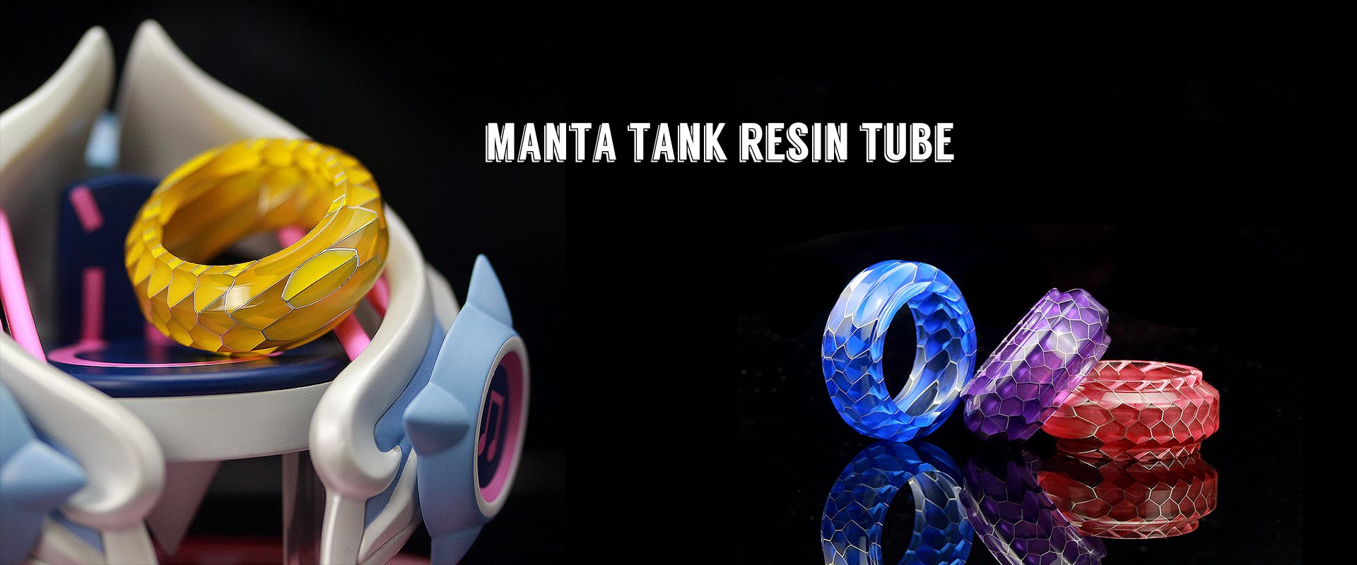 Advken Manta Tank Resin Glass Tube